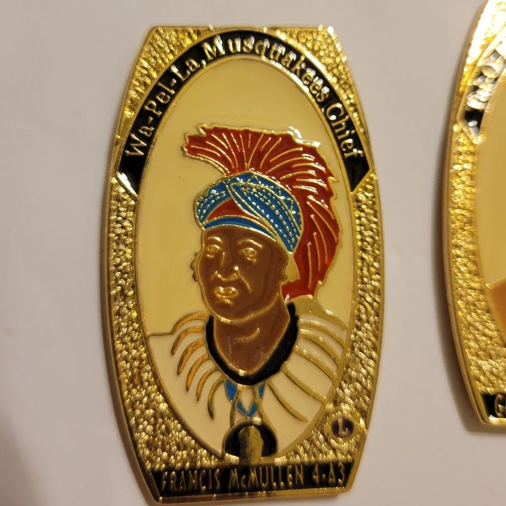 13pc Lions Club‎ International Native American Chiefs Enamel Trading Pin Set